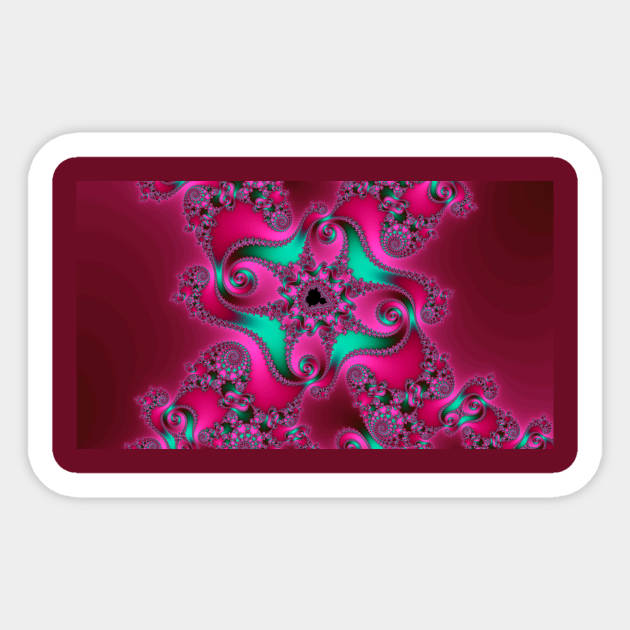 Pink octopus style design Sticker by Montanescu